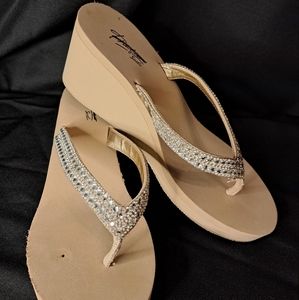 Thalia Sodi Emira Wedge Flip-Flop